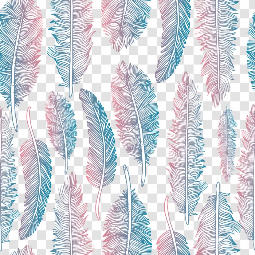 Napkin Paper Feather Throw Pillow Pattern - Dreamcatcher - Vector Tile Ideas Transparent PNG