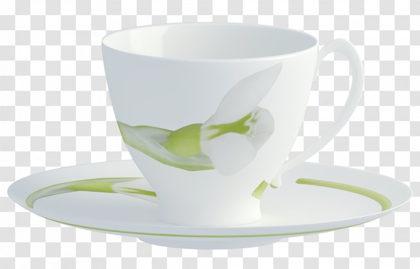 Tableware Saucer Mug Tea Coffee Cup - Dishware Transparent PNG