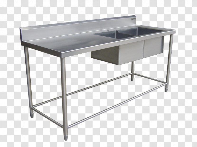 Table Kitchen Sink Stainless Steel Transparent PNG