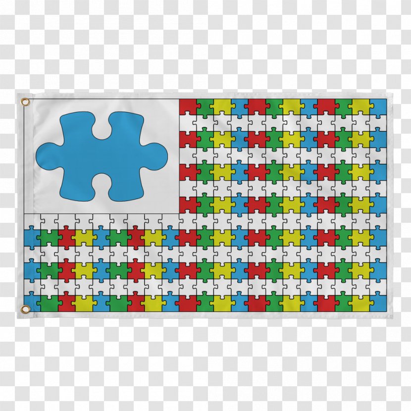 World Autism Awareness Day Speaks Flag Banner - Material - Autisum Transparent PNG