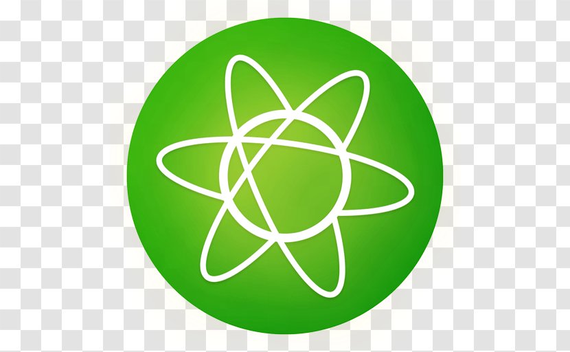 Atom Economy Text Editor - Logo - Green Icon Transparent PNG
