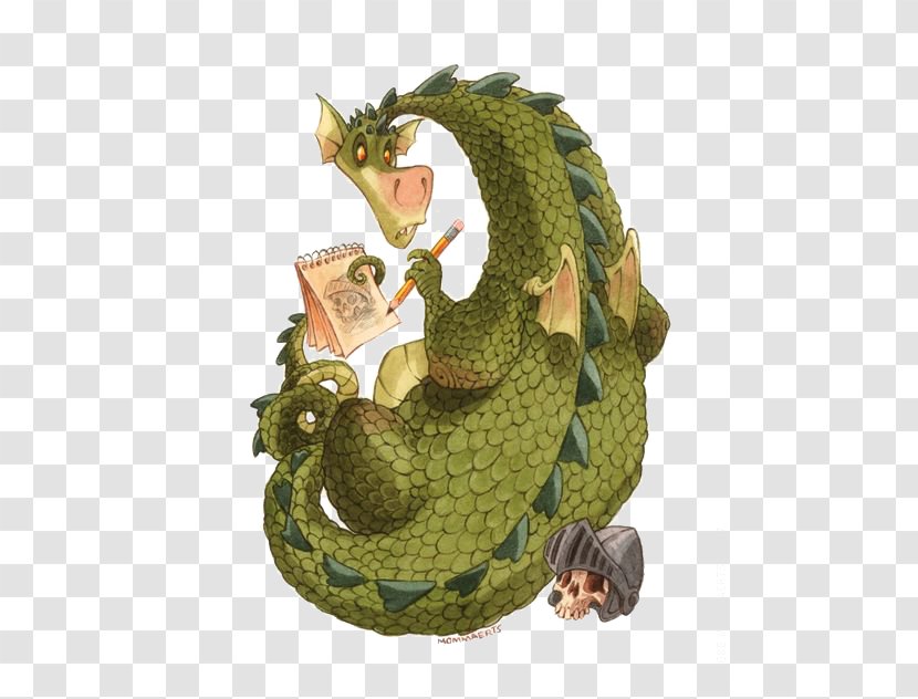 Dragon Fantasy Painting Fairy Tale Illustration - Legendary Creature - Dinosaur Transparent PNG