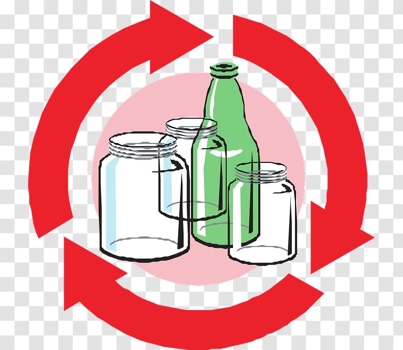 Glass Recycling Symbol Bottle Transparent PNG