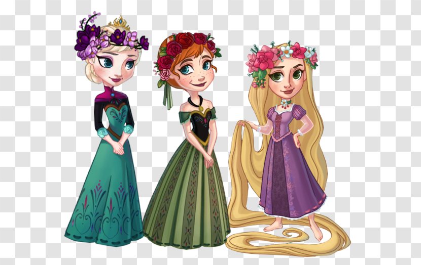 Rapunzel Elsa Anna Enchanted The Walt Disney Company - Art Transparent PNG