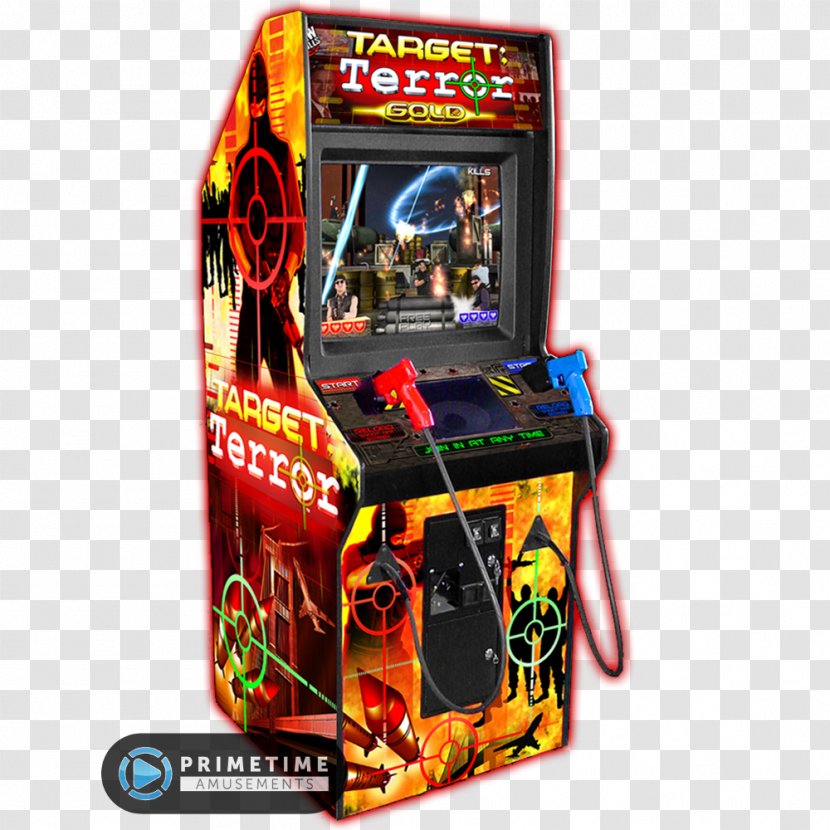 Arcade Game Target: Terror Aliens Video Shooter - Amusement - Golf Green Transparent PNG