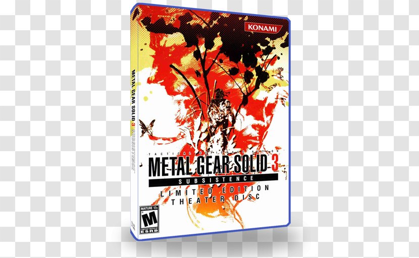 Metal Gear Solid 3: Snake Eater V: The Phantom Pain Subsistence - Konami - 2 Sons Of Liberty Transparent PNG