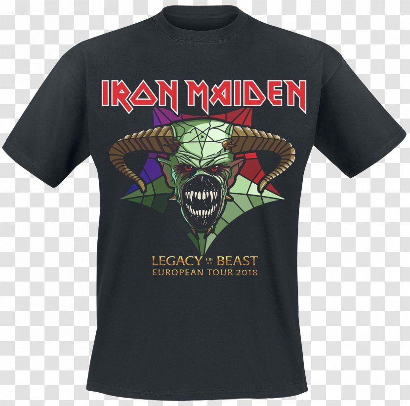 Legacy Of The Beast World Tour T-shirt Iron Maiden: - Active Shirt Transparent PNG