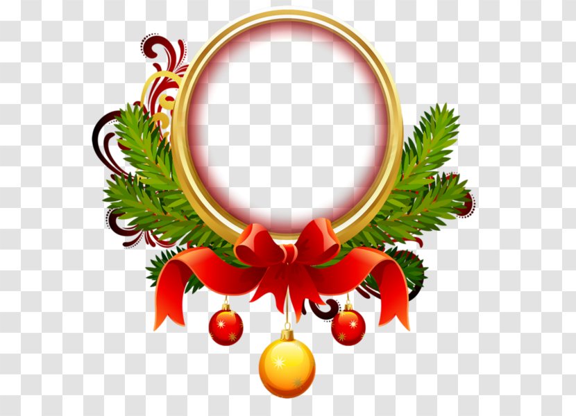 Picture Frames Fillet Christmas Ornament - Text Transparent PNG