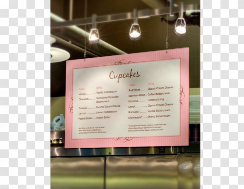 Wink Cupcakes & Catering Bakery Menu - Office - Board Transparent PNG