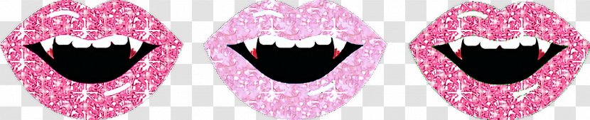 Vampire Fang Tooth Mouth Lip - Cartoon Transparent PNG