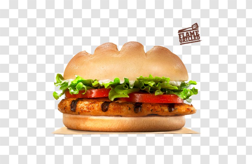 Burger King Grilled Chicken Sandwiches Whopper Specialty Hamburger - Buffalo Transparent PNG