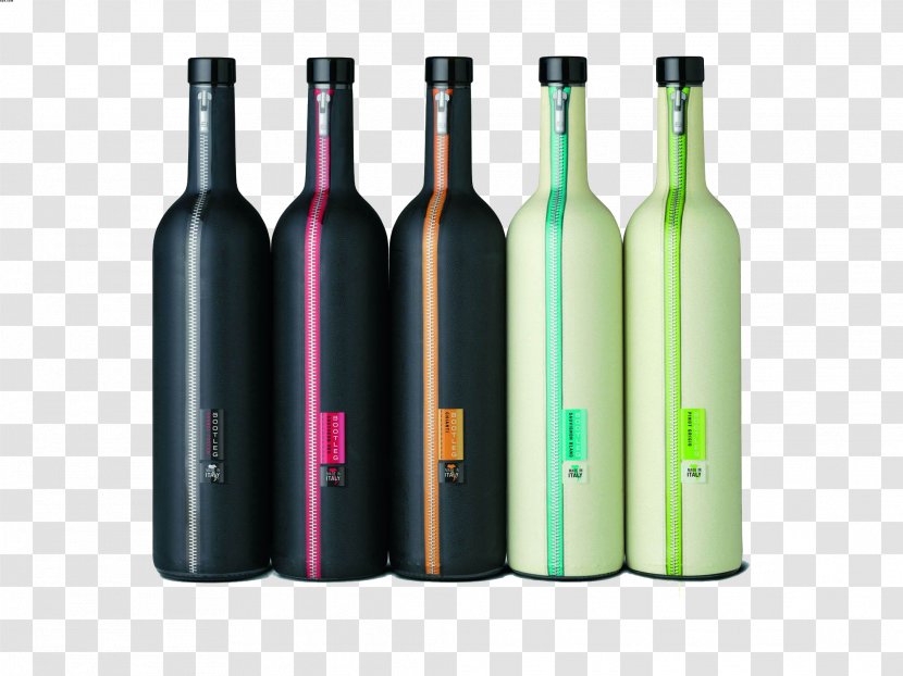 Wine Packaging And Labeling Bottle D&AD - Tree - Five Bottles Of Red Transparent PNG