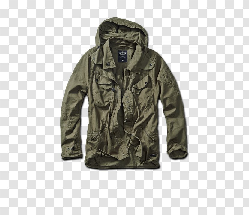 M-1965 Field Jacket Hood Clothing Coat - Military With Black Transparent PNG