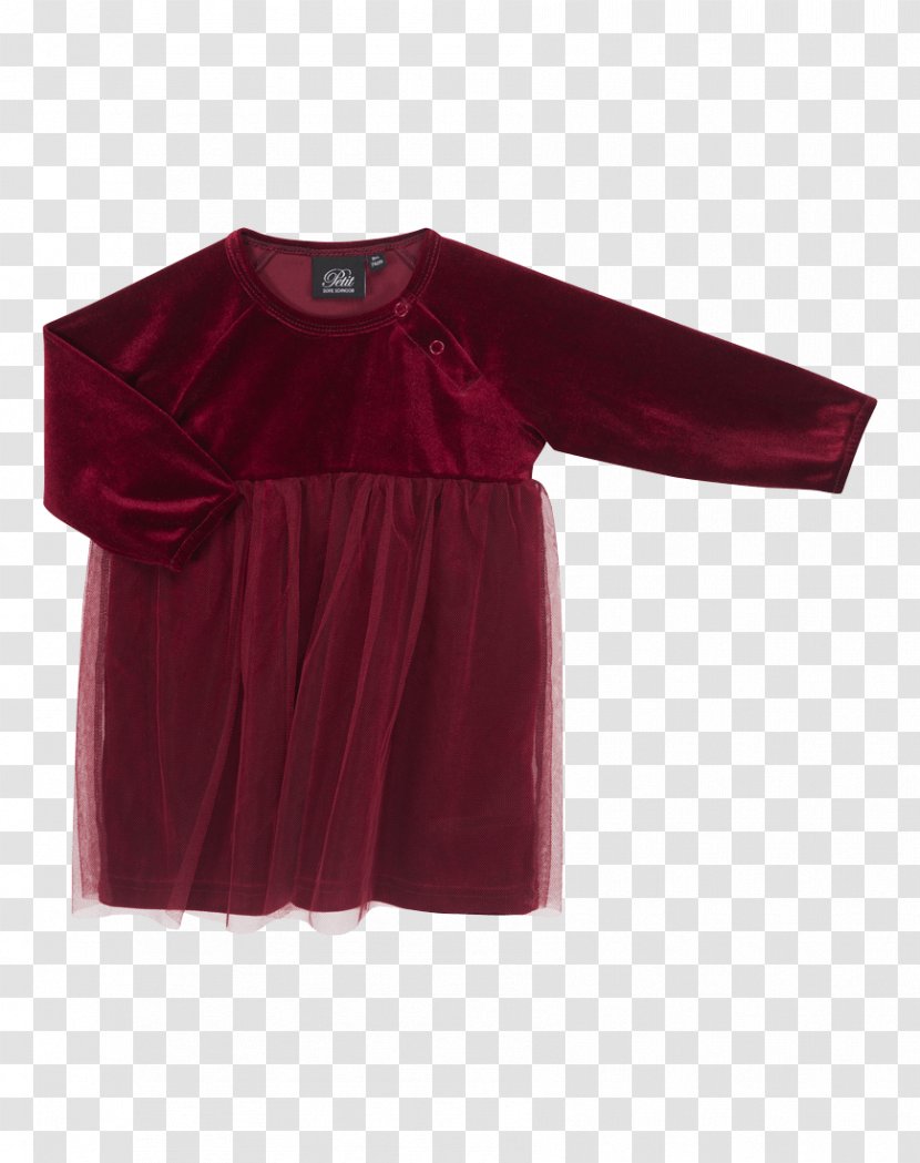 Velour Velvet Dress Blouse T-shirt - T Shirt - The Deep Red Transparent PNG