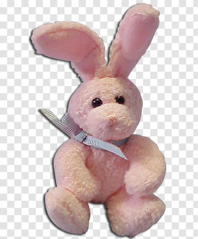 pink easter bunny stuffed animal
