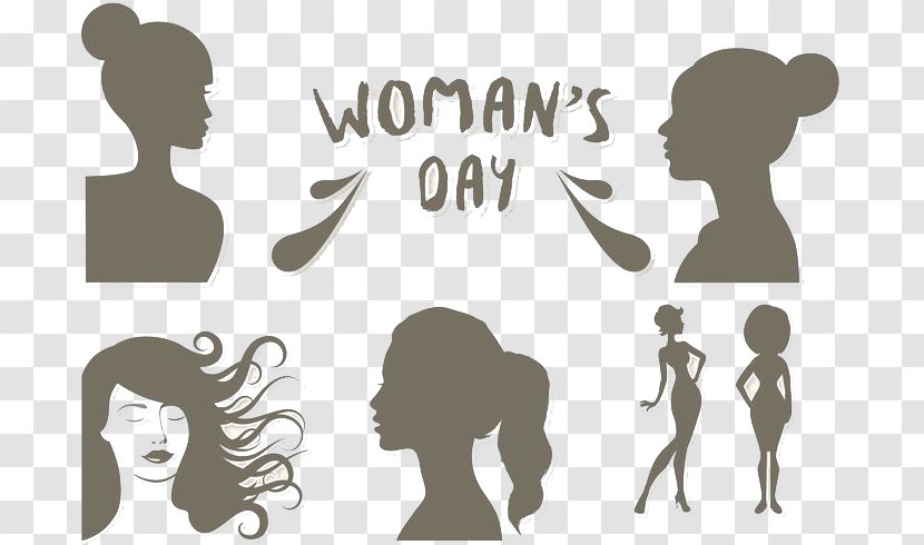 International Womens Day Woman Illustration - Frame - Women 's Women' S Transparent PNG
