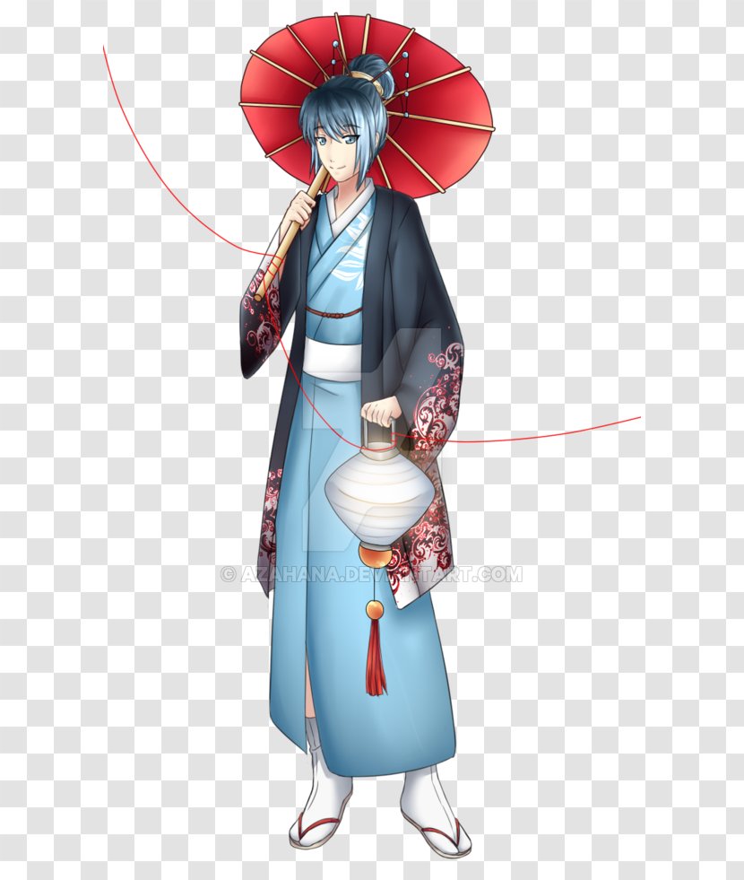 Costume Design Cartoon Character - Heart - Kimono Pattern Transparent PNG