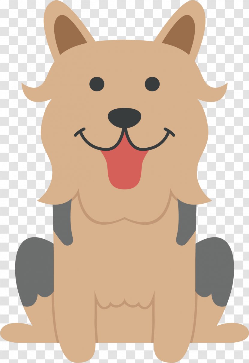 Puppy Whiskers Dog Breed Cartoon - Vector Transparent PNG