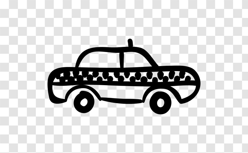 Taxi - Logo - Car Drawing Hand Drawn Transparent PNG