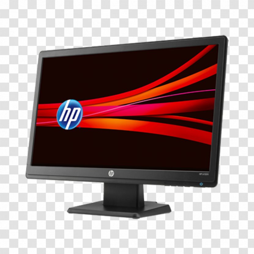 Hewlett-Packard LED-backlit LCD Computer Monitors Backlight Liquid-crystal Display - Vga Connector - Network Security Guarantee Transparent PNG