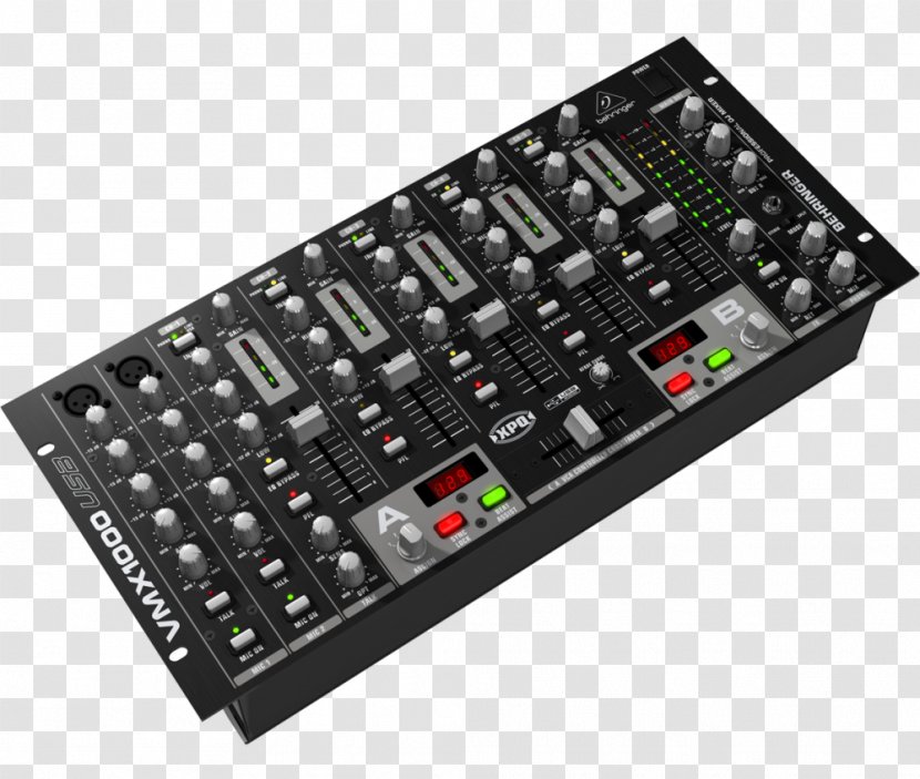 DJ Mixer Audio Mixers Disc Jockey Behringer - Electronic Instrument Transparent PNG