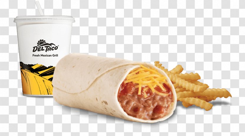 Burrito Taco Mexican Cuisine Hamburger Cheese - Bean Transparent PNG