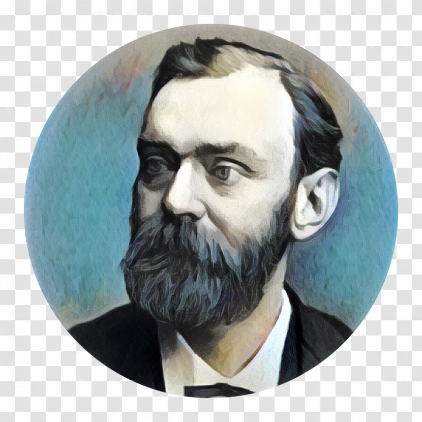 Alfred Nobel (1833-1896) Sweden Inventor Prize - Gentleman Transparent PNG