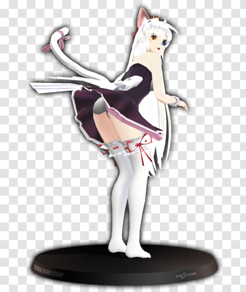 Catgirl Tail MikuMikuDance Pet - Watercolor - Cat Transparent PNG