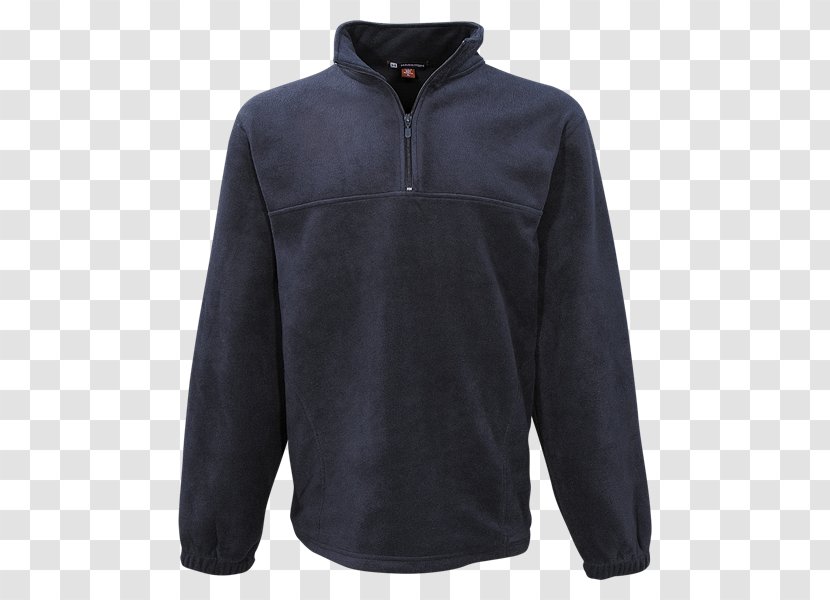 Jacket Zipper Sweater Coat Polar Fleece - Sleeve - Quarter Zip Transparent PNG