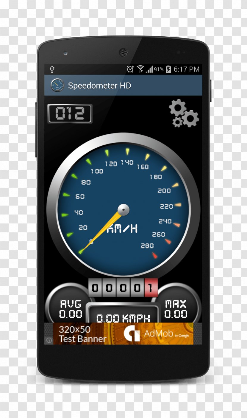 Mobile App Motor Vehicle Speedometers Store Android - Gauge - Boat Speedometer Amazon Transparent PNG