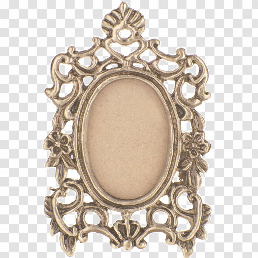 Picture Frame - Brass - Retro Transparent PNG