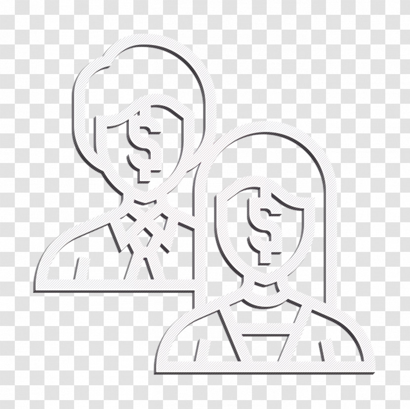 Face Icon Accounting Icon Shareholder Icon Transparent PNG