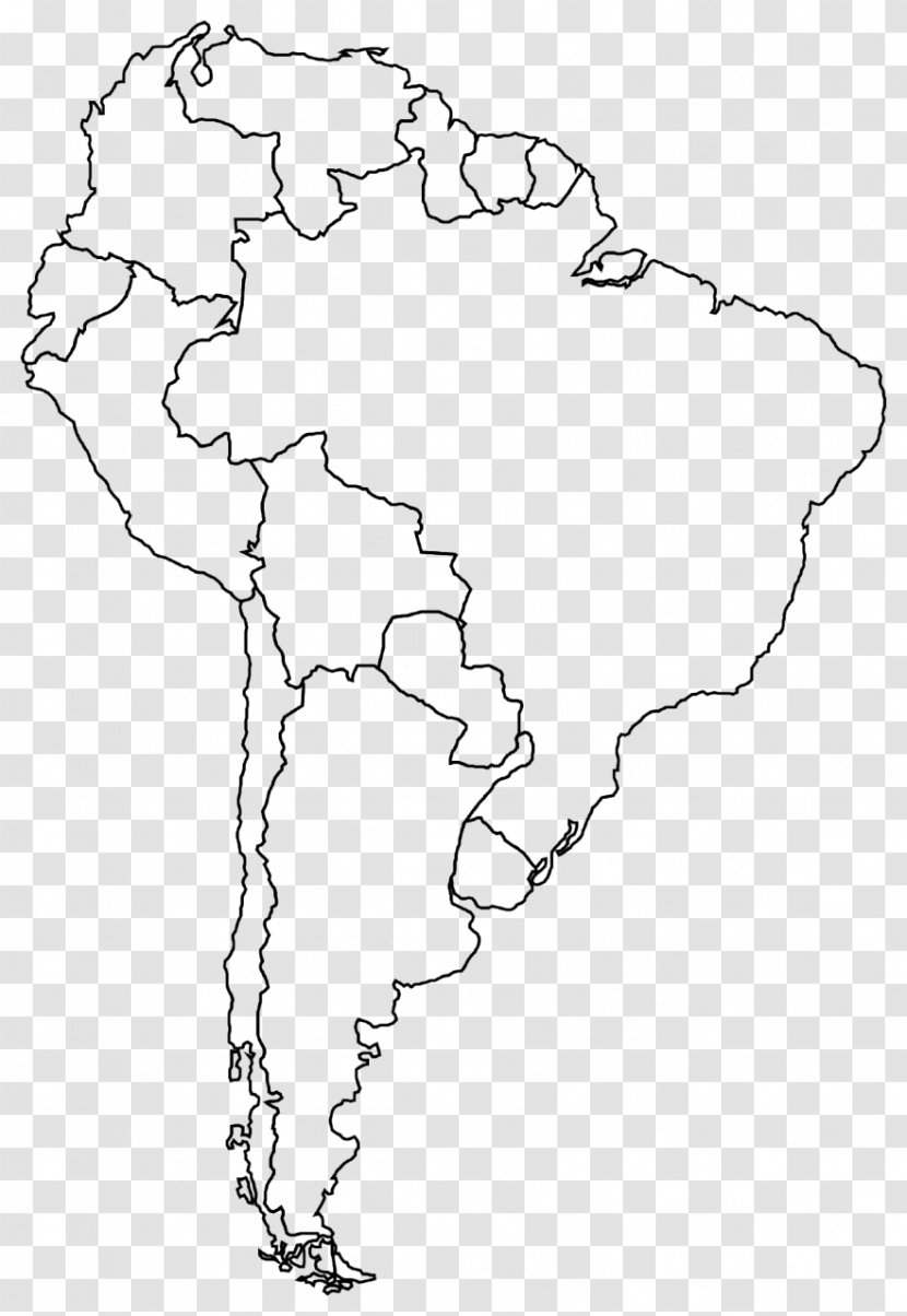 South America Page Latin Coloring Book Map Transparent PNG