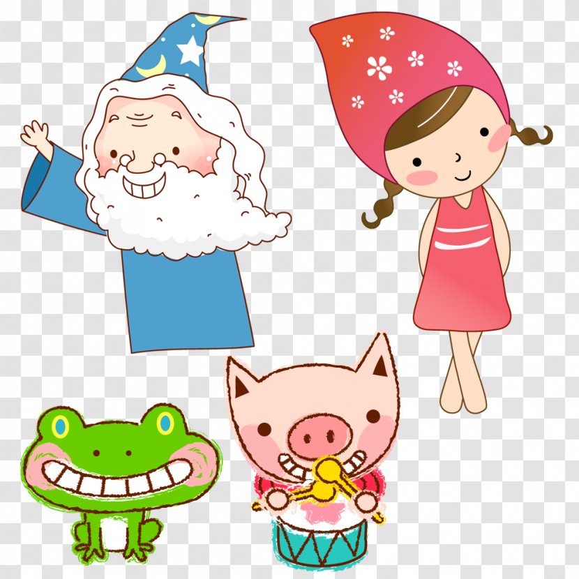 Cartoon Beard Clip Art Image - Fictional Character - Grandpa Transparent PNG