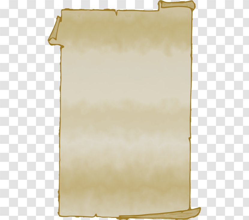 Scroll Paper Parchment Papyrus - Rectangle Transparent PNG