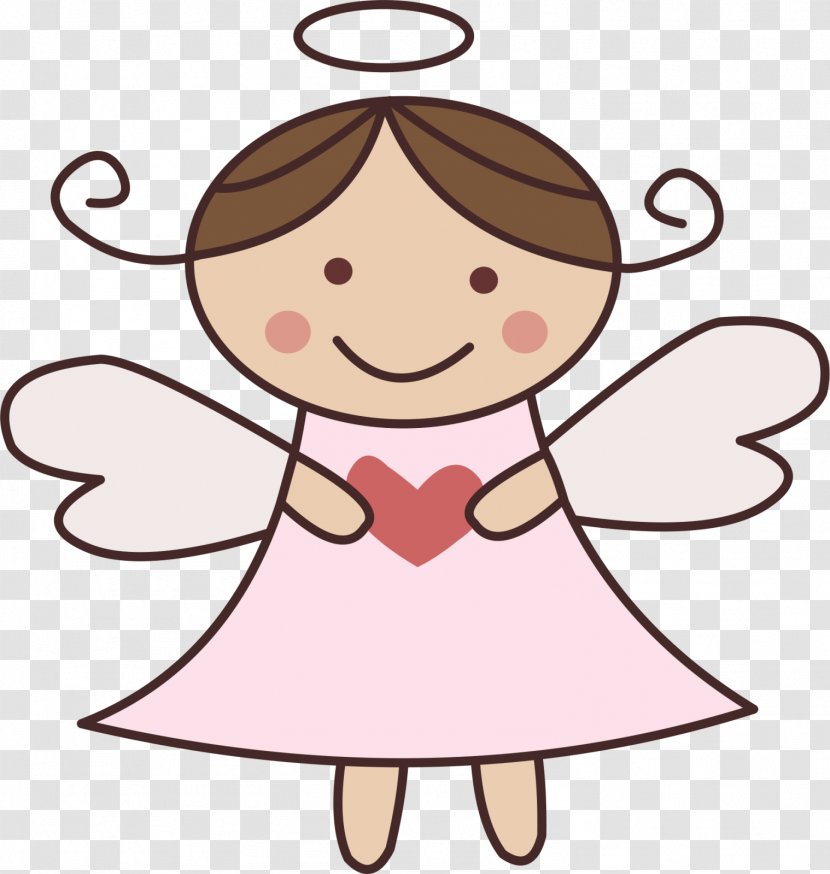 Baptism Caricature Drawing First Communion - Silhouette - Baby Angel Transparent PNG