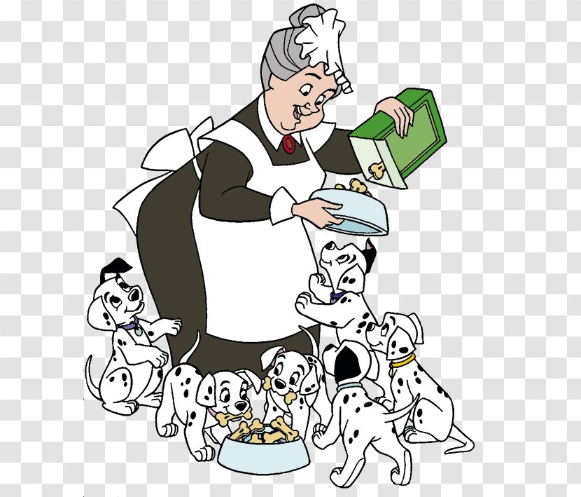 Cruella De Vil Dalmatian Dog Nanny Character Clip Art - Flower - Child Transparent PNG