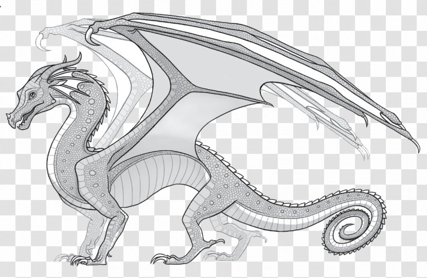 Wings Of Fire Coloring Book The Dragonet Prophecy - Drawing Transparent PNG
