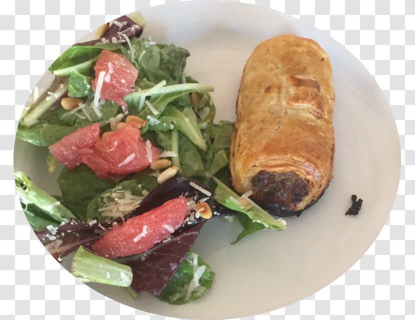 Vegetarian Cuisine Salad Bresaola Mediterranean Recipe - Food - Sausage Roll Transparent PNG