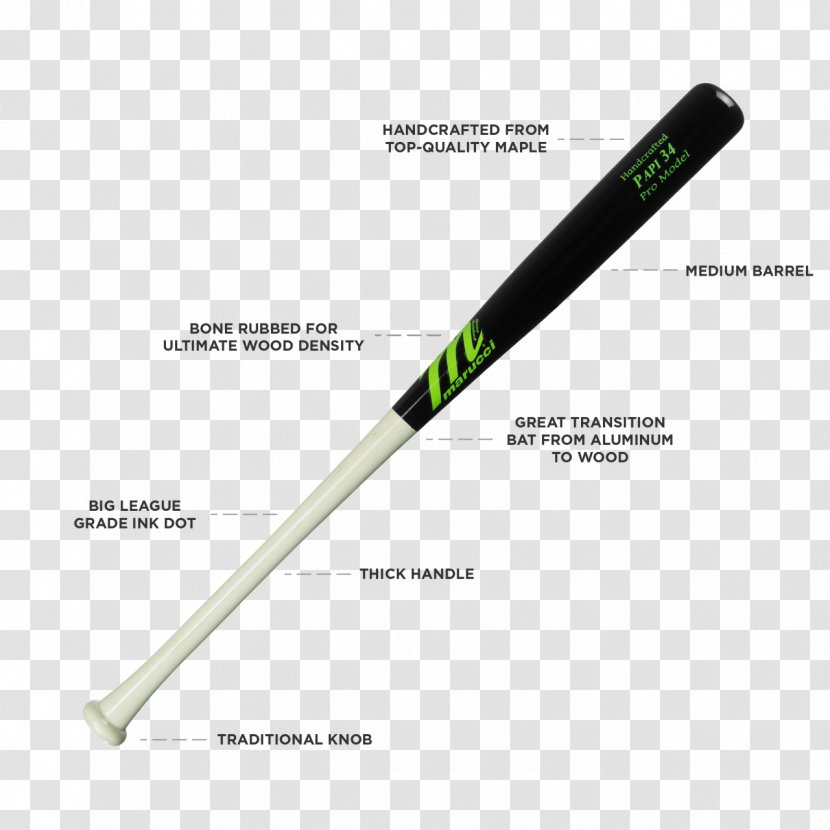 Baseball Bats Line Font Brand - Equipment - Part Two Transparent PNG