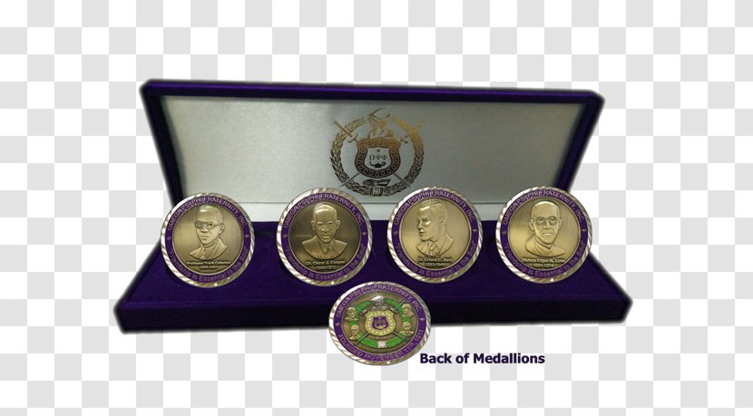 Coin Omega Psi Phi Fraternity Medal Silver Transparent PNG