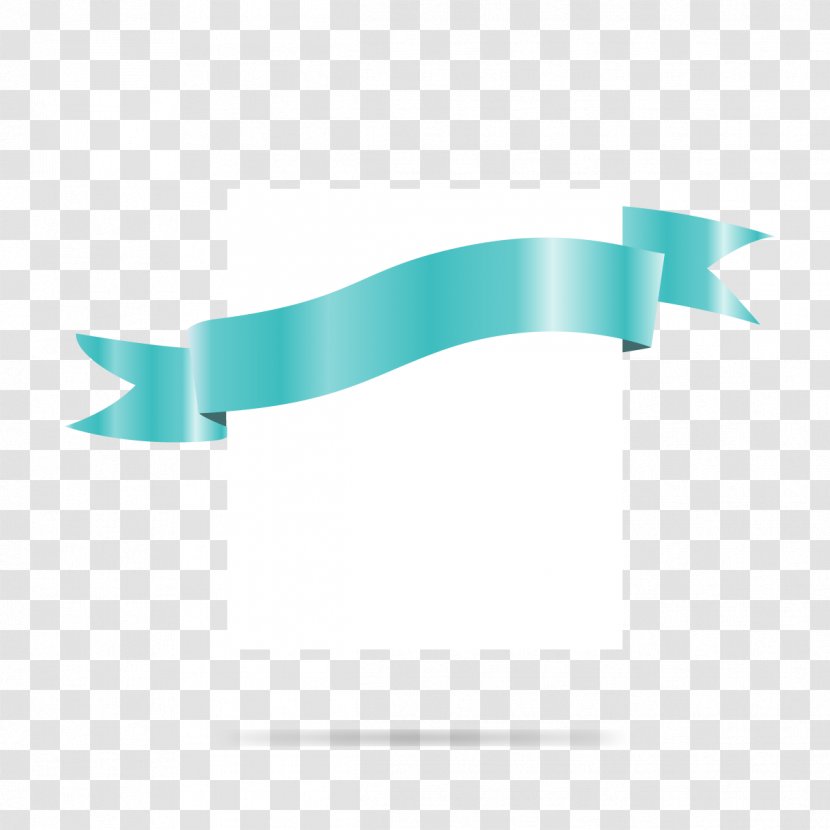Clip Art - Rectangle - Vector Blue Banner Transparent PNG