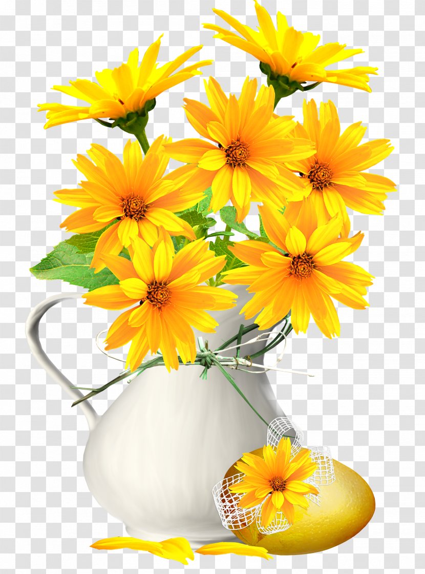 Easter Bunny Egg Clip Art - Flower Arranging - Vase With Eggs Transparent PNG