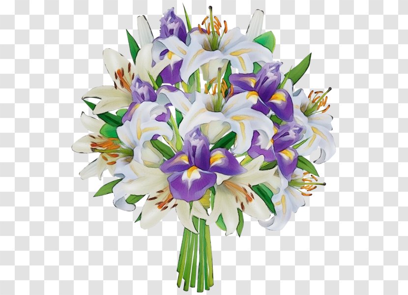 Flower Flowering Plant Cut Flowers Bouquet - Iris - Lily Transparent PNG