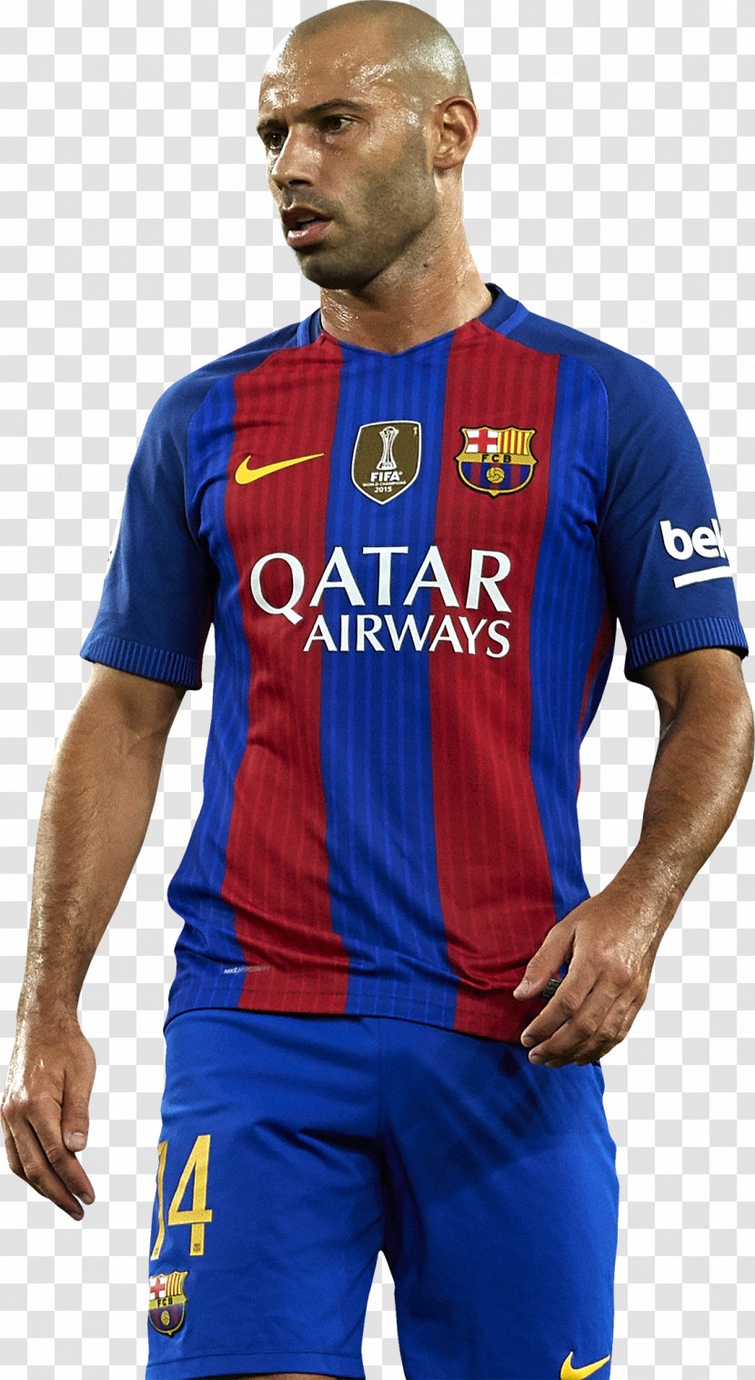 Javier Mascherano Argentina National Football Team FC Barcelona Jersey - Soccer Player - Fc Transparent PNG