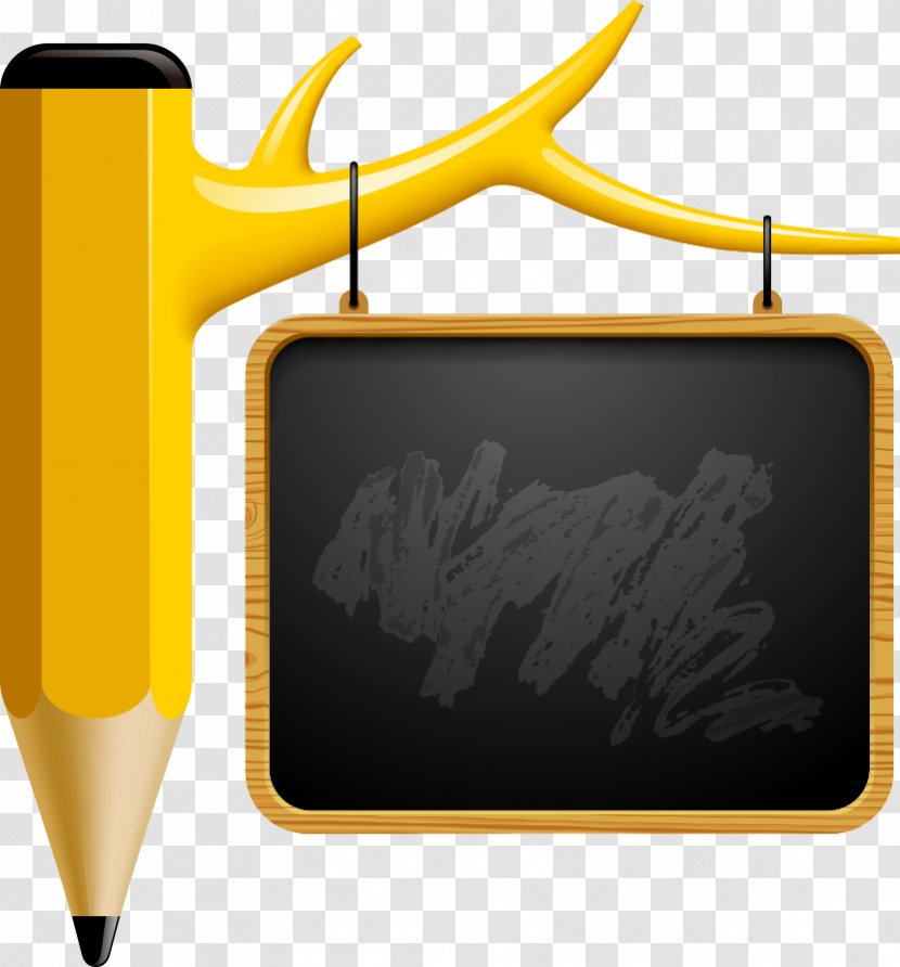 Blackboard Learn Pencil Euclidean Vector - Rectangle - And Transparent PNG