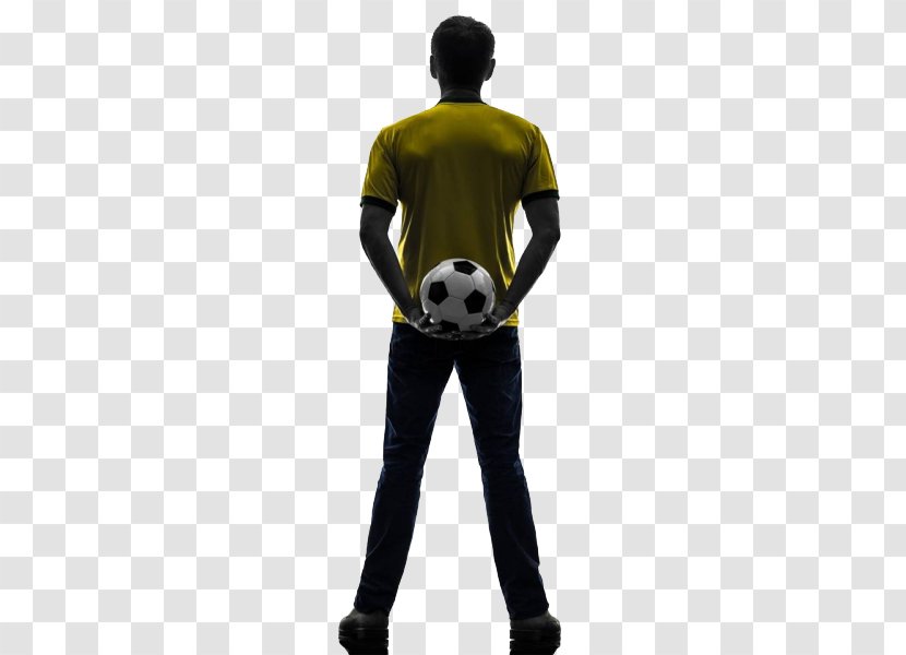 Football Player Team Stock Photography Silhouette - The Man With Transparent PNG