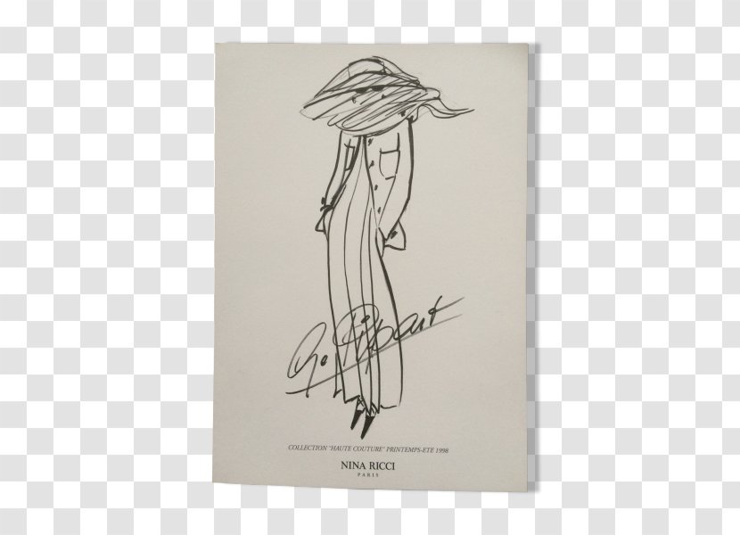 Paper Drawing Fashion Sketch - Haute Couture - Dessin Caisse Claire Transparent PNG