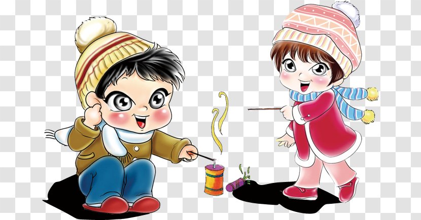 Tangyuan Lantern Festival Child - Silhouette - Cartoon Children Transparent PNG
