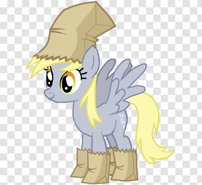 Derpy Hooves Applejack Pony Pinkie Pie Rarity - Yellow - Horse Transparent PNG